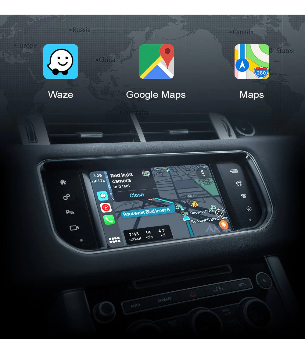Wired and Wireless Apple CarPlay for Peugeot 308 508 208 2008 2013-2018  SMEG/SMEG+ iPhone