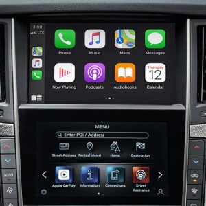 Infiniti Apple Car Play M37 M25 M35 M56 2011-2020/Q70 2011-2020/ G25 G37 2012-2020/Q40 2012-2020/QX50 2012-2017/EX25 EX37 2012-2017/QX60 2013-2017/JX35 2013-2017/FX35 FX37 2012-2017/QX70 2012-2017/QX80 QX56 2012-2017 - Image 1